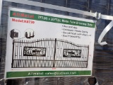 DRIVEWAY GATE,  MODEL K0720, 7' X 20', DEER MOTIF