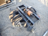 WOLVERINE ADB-13-1218R SKID STEER AUGER DRIVE & BIT,