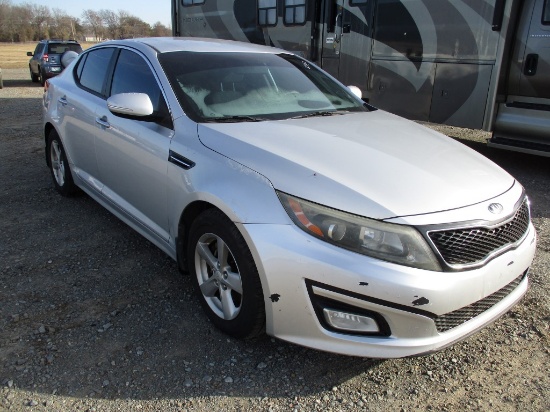 2015 KIA OPTIMA CAR, 106,000 +  4 DR, 4CYL GAS, PS, AC S# 5XXGM4A74FG382465