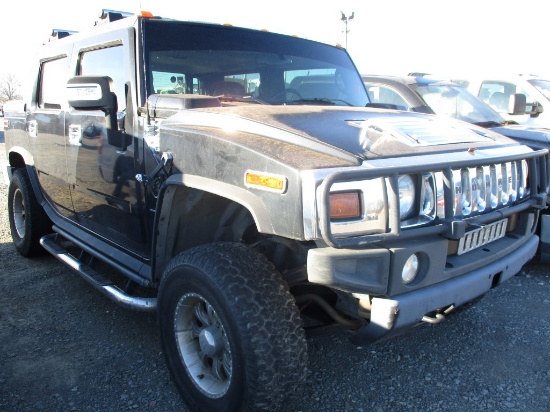 2006 HUMMER H2 SUV,  V8, AUTOMATIC, PS, AC, 4 X 4 S# 5GRGN22U1GH117803