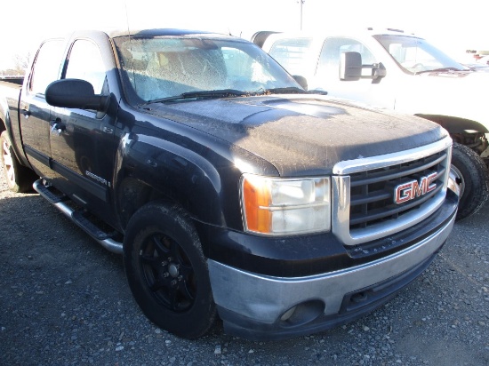 2008 GMC SIERRA SLE TRUCK, 275,000+ mi,  V8, AUTOMATIC, PS, AC, 4 X 4 S# 3G