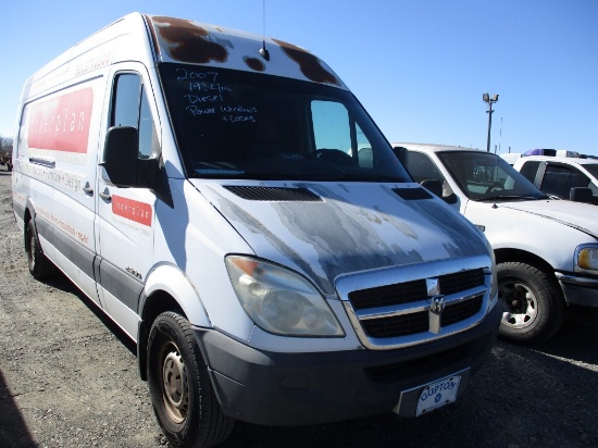 2007 DODGE CRP 2500 CARGO VAN, (+/-) 193,527  MERCEDE DIESEL, AT, PS, AC S#