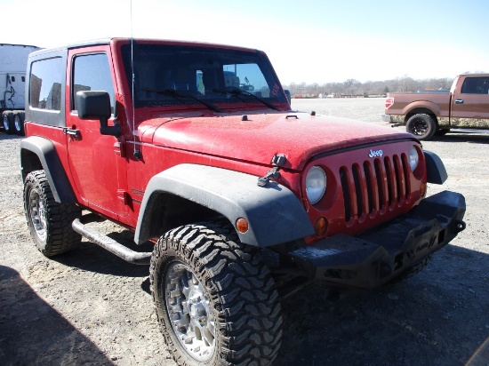 2006 JEEP WRANGLER SPORT SUV, RED (+/-) 115,748  3.8 V6 GAS, AUTO, PS, AC,