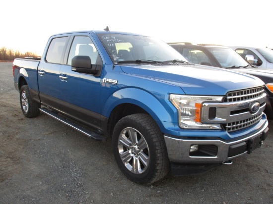 2019 FORD F150 SX4 PICKUP TRUCK, (+/-) 147,189  V8 GAS, PS, AC, 4X4 S# 1FTF