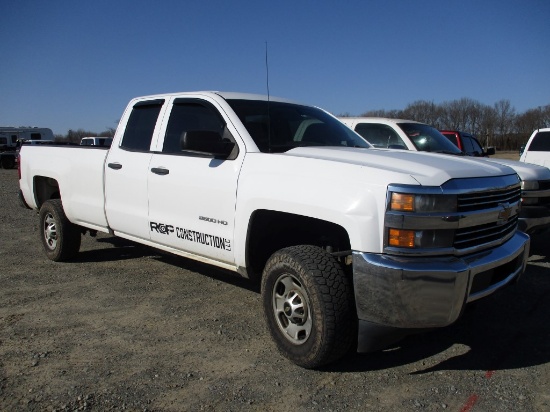 2016 CHEVROLET 2500 HD TRUCK, (+/-) 225,917  CREW CAB, V8 GAS, AUTO, PS, AC