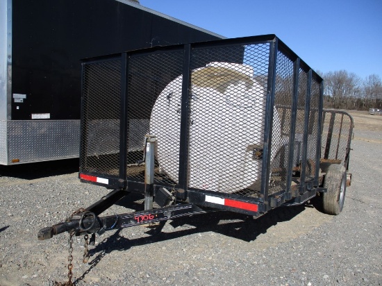 TRAILMAX LAWN TRAILER,  TANK, TOOLBOX S# N/A, NO TITLE