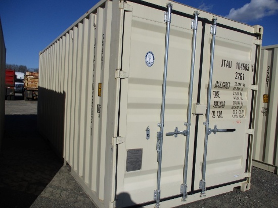 SHIPPING CONTAINER,  20' S# JTAU1045831