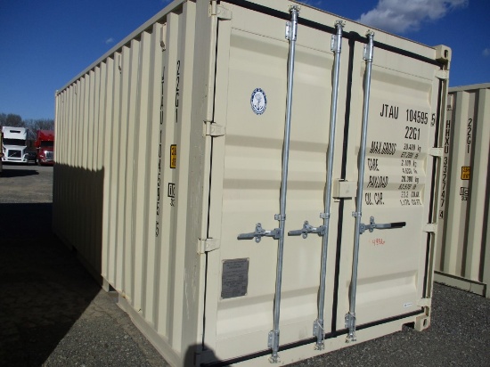 SHIPPING CONTAINER,  20' S# JTAU1045955