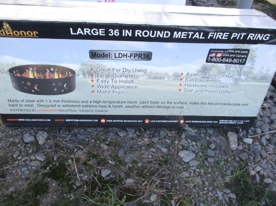 2024 LANDHONOR LDH-FPR36 ROUND METAL FIREPIT RING