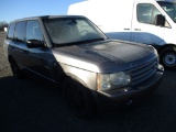 2008 LAND ROVER RANGE ROVER SUV,  V8 GAS, AUTO, P/S, A/C, S# SAALMF15418A26