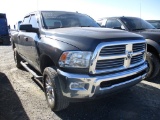 2013 RAM 2500 SLT TRUCK, (+/-) 183,715  CREW CAB, 4X4, V8 GAS, AT, PS, AC S