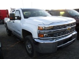 2018 CHEVROLET 2500HD PICKUP TRUCK, (+/-) 111,396  CREW CAB, V8 GAS, AUTO,