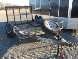2012 ASPIRE TRAILER,  BUMPER PULL, 10', 4' RAMPS, SINGLE AXLE