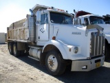 1988 KENWORTH T880 DUMP TRUCK 897,194  CUMMINS DIESEL, 9 SPEED TRANSMISSON,