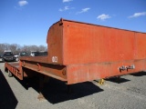 STEPDECK TRAILER,  SHOP-BUILT, 29', 4' DOVE, FOLDING RAMPS, SINGLE AXLE, DU