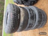 Tires, (5), miscellaneous car & truck