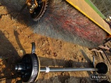 Trailer axle with brakes