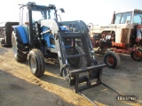 Ghibli 80 Wheel Tractor, diesel, cab, ac, 3-pt, pto, remotes, Buhler 2595 Front Loader with forks,