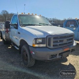 2004 Ford F-350 Truck, diesel, automatic, drw, 4 x 4, knapheide toolbox bed, ps, ac, drove in,