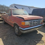 1988 Ford F-150 Truck, v8 gas, automatic, (2) tanks, does not run, 73,361+ mi