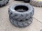 (2) TRACTOR TIRES,  12.4/24