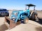 NEW HOLLAND 2120 WHEEL TRACTOR,  CANOPY, NEW HOLLAND 7309 LOADER, 5' BUCKEK