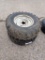 (2) TRUCK TIRES,  700-15 ON 5 HOLE RIMS