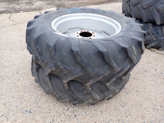 (2) TIRE & WHEEL,  14.9-28