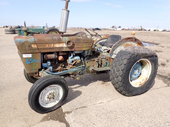 FORD 6540 WHEEL TRACTOR, 8,085 (+/-)  540 PTO, 3 PT, GAS