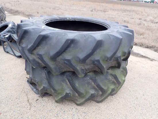 GOODYEAR (2) TIRES,  20.8R42
