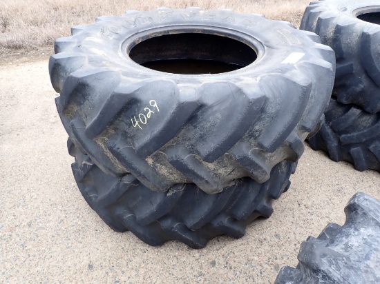 GOOD YEAR (4) TIRES,  18.4R26