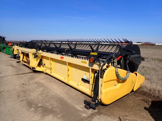 2014 NEW HOLLAND 880 DRAPER HEADER,  35 FT, S# YEH042106