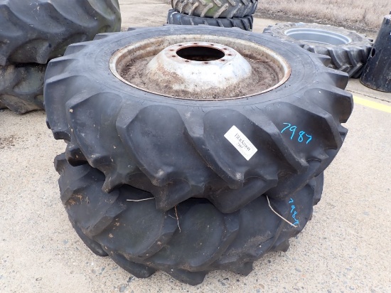 (2) TIRES & WHEELS,  18.4-38