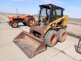 2012 CATERPILLAR 226B SKID STEER, 1,524 (+/-)  DIESEL, OROPS, W/ 60
