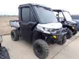 2021 CAN AM DEFENDER LIMITED UTV,  FULL CAB, 4X4, AC & HEAT, WINCH, POWER W