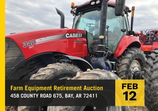 FARM EQUIPMENT RETIREMENT AUCTION