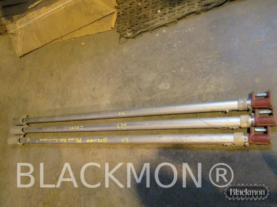 (3) bazooka plumb bob ironworker levels
