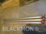 (3) bazooka plumb bob ironworker levels