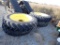 (4) 380/90R46 TIRES ON RIMS