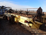 HONEY BEE SP 25R HEADER,  25 FOOT, DOUBLE SICKLE, RICE BELT S# N/A
