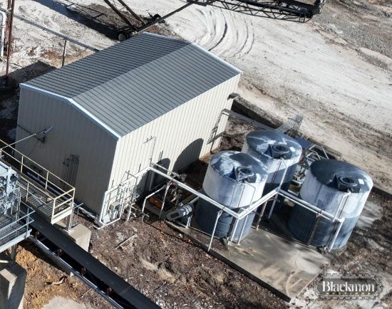 Water Treatment Shed with