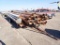 IPSCO PIPE TRAILER,  30', SINGLE AXLE, BUMPER PULL