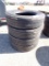 (4) 11R22.5 HWY TIRES,  ORIGINAL