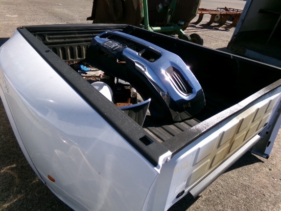 2014 RAM 3500 TRUCK BED  WITH FRONT AND REAR BUMPERS IN BED