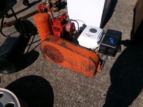 AIR COMPRESSOR,  8 HP HONDA ENGINE, GAS POWERED,