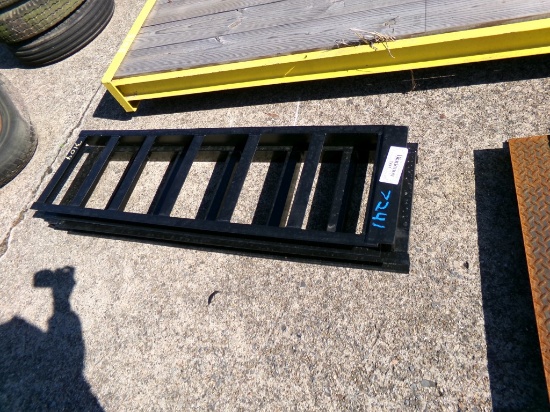 (2) TRAILER RAMPS,  METAL