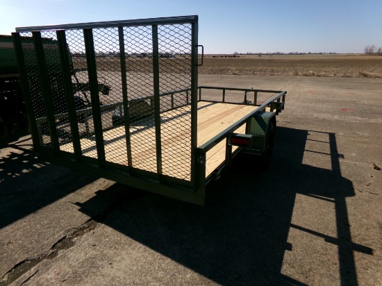 2025 TIGER TRAILER,  6.5' X 14', RAMP GATE, ***NEW W/ MSO*** S# 7S3BP1411SC