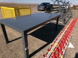SHOP TABLE,  4' X 8', STEEL
