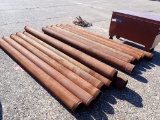 (13) STEEL PIPE,  6