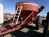 BRANDT 350 GRAIN CART,  HYD DRIVE,18.4-38, LATE MODEL GOOD YEAR TIRES